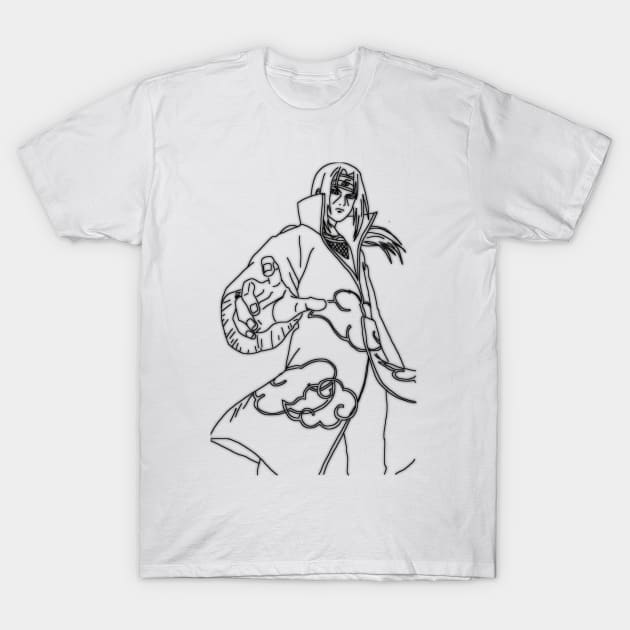 Uchiha itachi T-Shirt by ILLANK MERCH